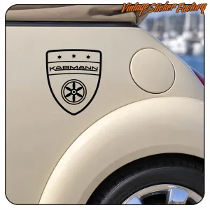 Pegatina logo Karmann | Vinilo para coche clásico Volkswagen