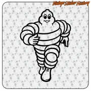 Bibendum Autoaufkleber | Vintage Sticker Factory