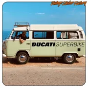 AUTOCOLLANT DUCATI SUPERBIKE. ACHETEZ DES AUTOCOLLANTS EN VINYLE.