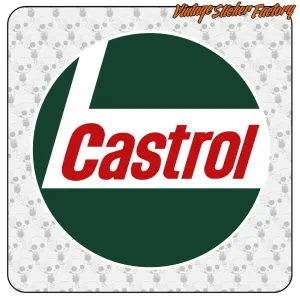 Autocollant logo Castrol | Vinyle voiture, moto ou garage