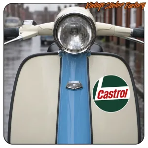 Castrol logo sticker | Vinyl decal for car, motorcycle or garage