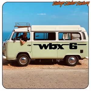 Autocollant WBX6 | Vinyle pour VW T3 et moteur wasserboxer 6 cylindres