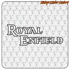 ROYAL ENFIELD AUFKLEBER. KAUFEN SIE VINYLAUFKLEBER.