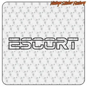 ESCORT AUFKLEBER. KAUFEN SIE VINYLAUFKLEBER.
