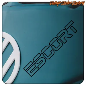 ESCORT AUFKLEBER. KAUFEN SIE VINYLAUFKLEBER.