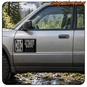 Pegatina Subaru All-Wheel Drive | Vinilo decorativo