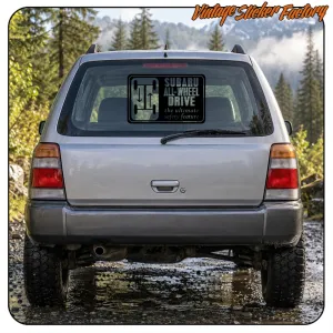 Pegatina Subaru All-Wheel Drive | Vinilo decorativo