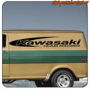 Kawasaki Team Racing Sticker | Racing Bike Vinyl