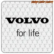 AUTOCOLLANT VOLVO FOR LIFE. ACHETEZ DES AUTOCOLLANTS EN VINYLE.