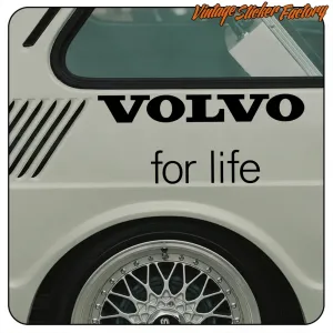 VOLVO FOR LIFE AUFKLEBER. KAUFEN SIE VINYLAUFKLEBER.