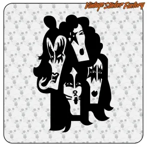 THE KISS  STICKER. BUY VINYL STICKERS.