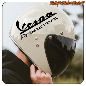 AUTOCOLLANT VESPA PRIMAVERA LOGO. ACHETEZ DES AUTOCOLLANTS EN VINYLE.