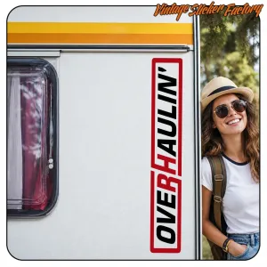 OVERHAULIN STICKER. BUY VINYL STICKERS.