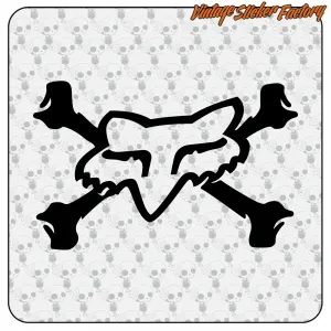 Pegatina FOX BONES. Comprar pegatinas.