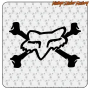 FOX BONES STICKER. BUY VINYL STICKERS.