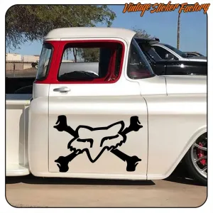 FOX BONES STICKER. BUY VINYL STICKERS.