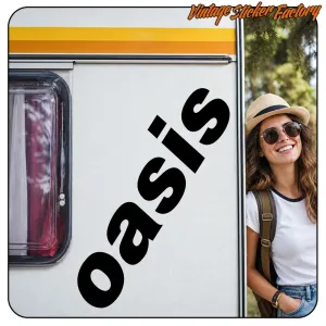 OASIS AUFKLEBER. KAUFEN SIE VINYLAUFKLEBER.