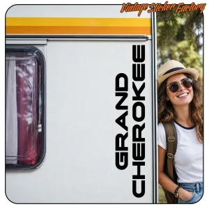 GRAND CHEROKEE AUFKLEBER. KAUFEN SIE VINYLAUFKLEBER.