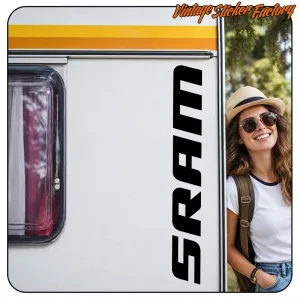 SRAM-Vinylaufkleber fürs Fahrrad