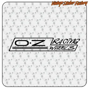 AUTOCOLLANT OZ RACING WHEELS. ACHETEZ DES AUTOCOLLANTS EN VINYLE.