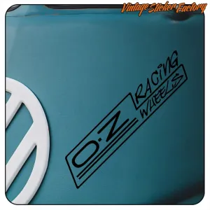 OZ RACING WHEELS STICKER. BUY VINYL STICKERS.