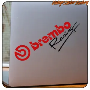 Autocollant BREMBO RACING pour voiture ou moto