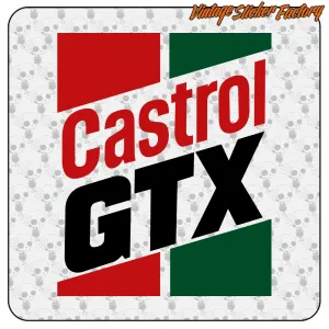 CASTROL GTX sticker for racing cars
