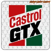 CASTROL GTX sticker for racing cars