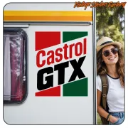 Pegatina CASTROL GTX para coche racing
