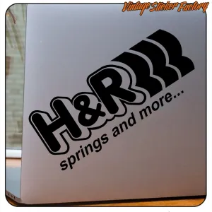 Pegatina H&R SPRINGS AND MORE. Comprar pegatinas.