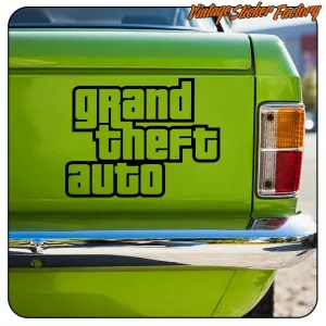 Pegatina GRAND THEFT AUTO. Comprar pegatinas.