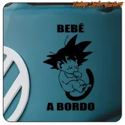 GOKU BABY AN BORD AUFKLEBER. KAUFEN SIE VINYLAUFKLEBER.