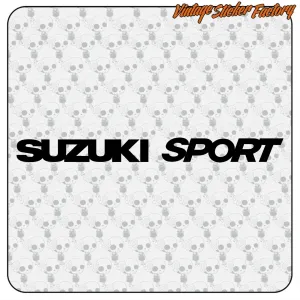 SUZUKI SPORT STICKER. BUY VINYL STICKERS.