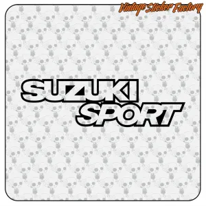 SUZUKI SPORT 2 AUFKLEBER. KAUFEN SIE VINYLAUFKLEBER.