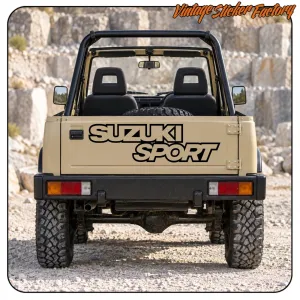 Autocollant SUZUKI SPORT pour voiture ou moto