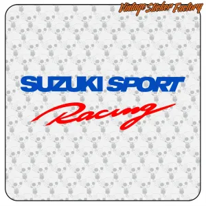 Pegatina SUZUKI SPORT RACING | Vinilo racing