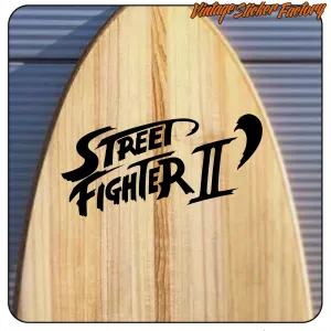 STREET FIGHTER II AUFKLEBER. KAUFEN SIE VINYLAUFKLEBER.