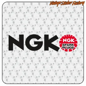 NGK SPARK PLUGS AUFKLEBER. KAUFEN SIE VINYLAUFKLEBER.