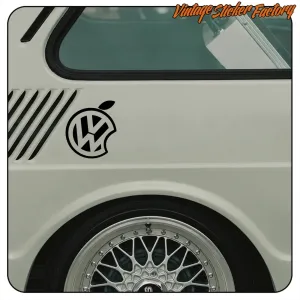 Pegatina Volkswagen Apple | Vinilo para coche VW