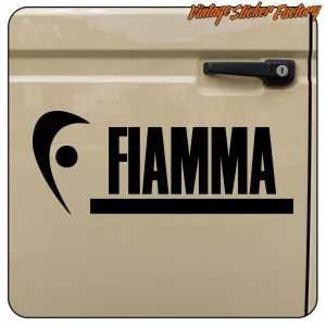 FIAMMA AUFKLEBER. KAUFEN SIE VINYLAUFKLEBER.