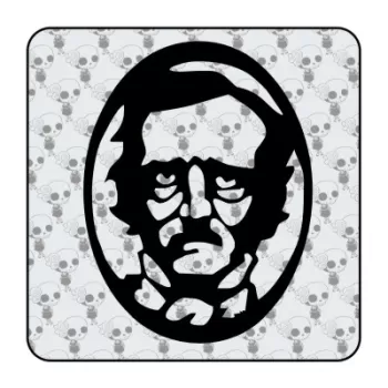 Autocollant Edgar Allan Poe