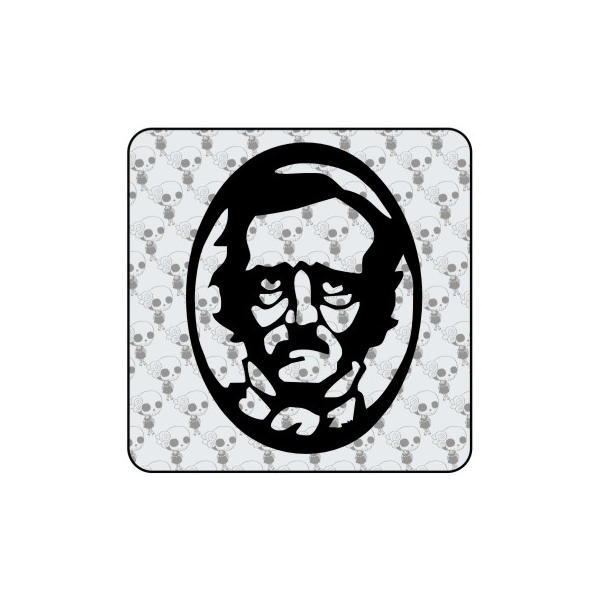 Pegatina EDGAR ALLAN POE. Pegatinas freaks, pegatinas frikis.
