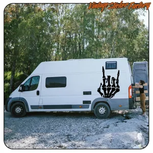 AUTOCOLLANT SATAN BONES. ACHETEZ DES AUTOCOLLANTS EN VINYLE.