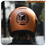 AUTOCOLLANT ROYAL ENFIELD - MADE LIKE A GUN. ACHETEZ DES AUTOCOLLANTS EN VINYLE.