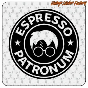ESPRESSO PATRONUM Sticker for Coffee Lovers