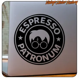 Sticker ESPRESSO PATRONUM pour amateurs de café