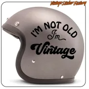 I'M NOT OLD I'M VINTAGE AUFKLEBER. KAUFEN SIE VINYLAUFKLEBER.
