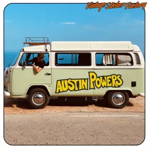 Pegatina AUSTIN POWERS. Comprar pegatinas.