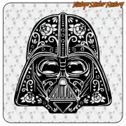 DARTH VADER SUGAR SKULL' STICKERS.