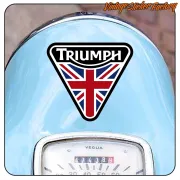 AUTOCOLLANT TRIUMPH UNION JACK. ACHETEZ DES AUTOCOLLANTS EN VINYLE.